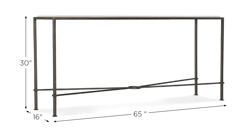 Bitra Console Table Dimensions