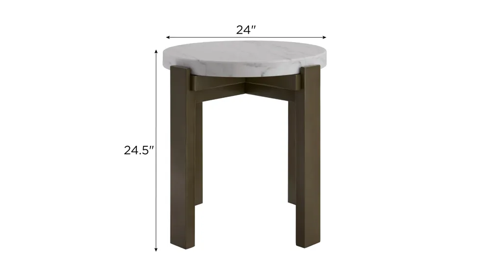 Ryle End Table Dimensions