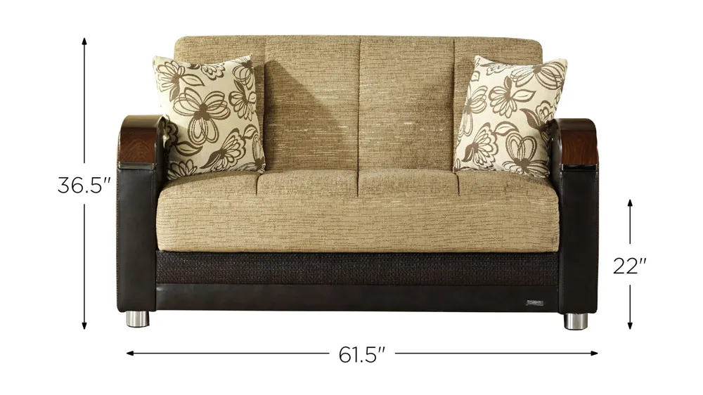 Kylian Loveseat Dimensions