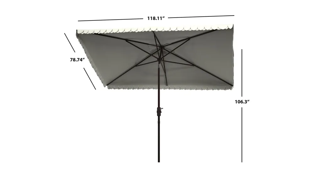 Chandler Outdoor Umbrella Dimensions
