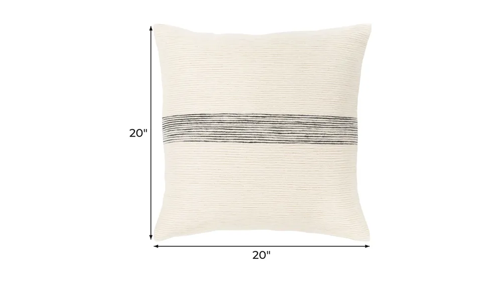 Carine 20" Poly Filled Throw Pillow Dimensions