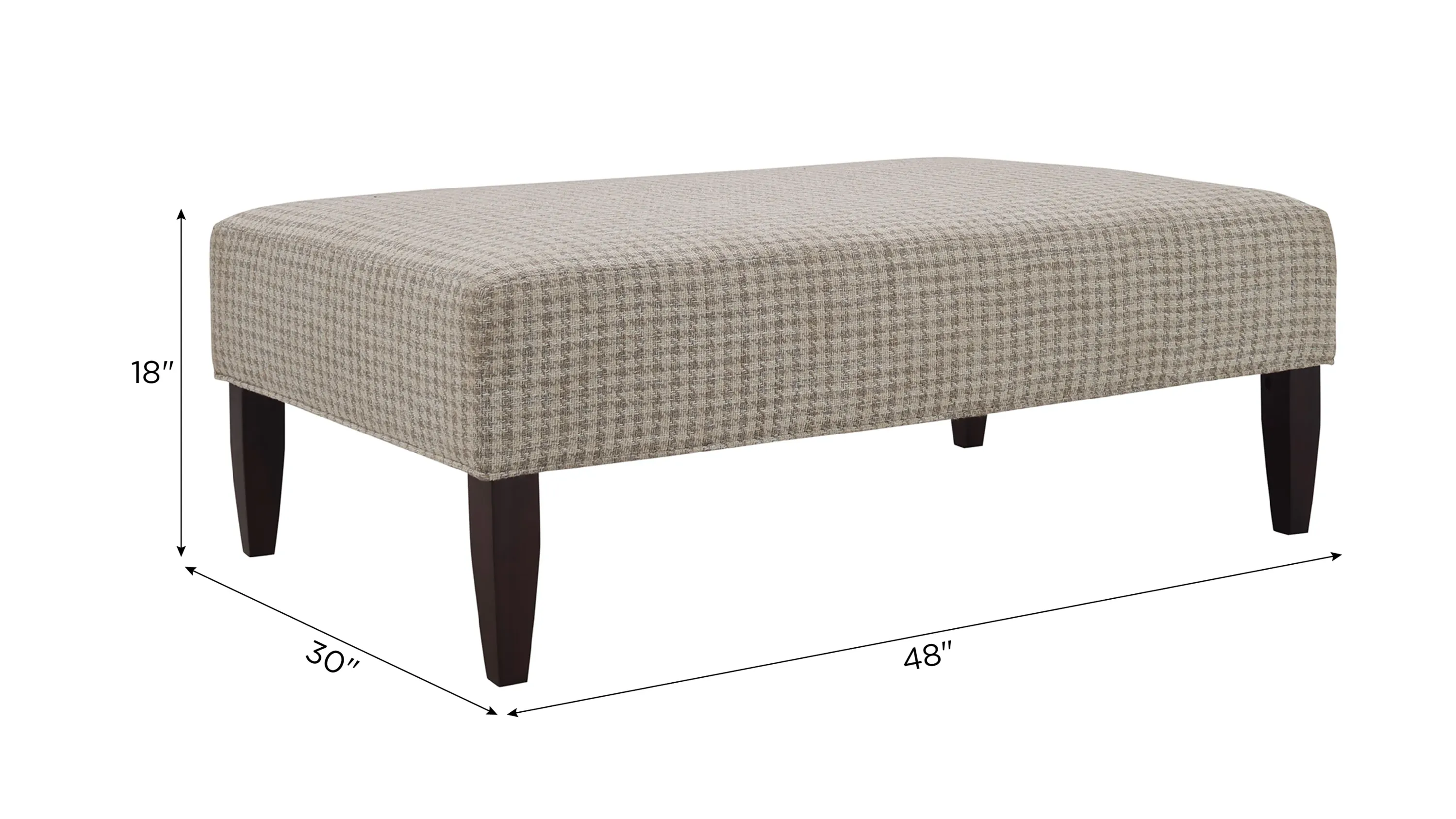 Petunia Cocktail Ottoman | Raymour & Flanigan
