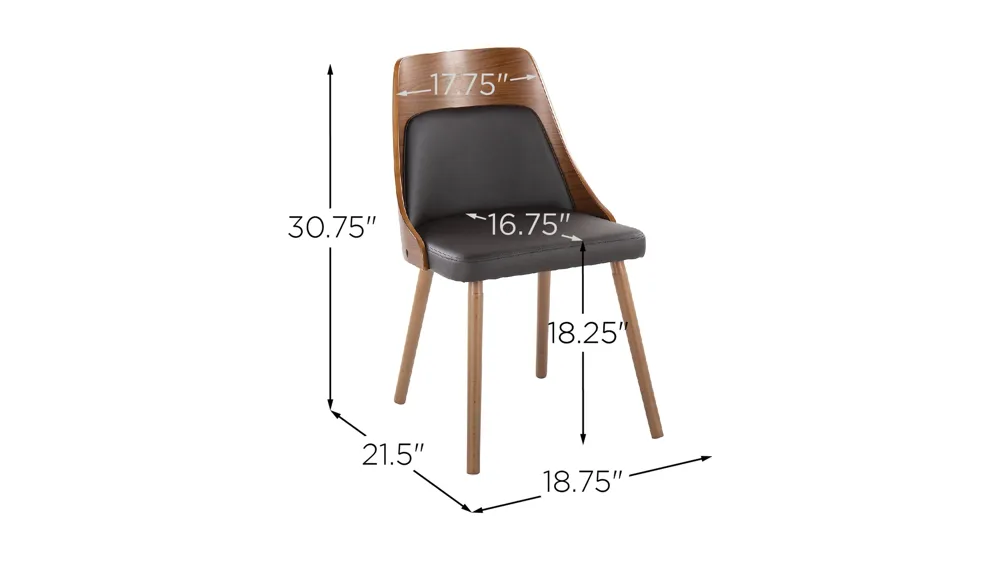 Anabelle Chairs - Set of 2 Dimensions