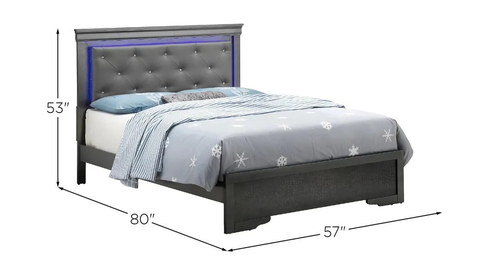 Lorana Full Bed Dimensions