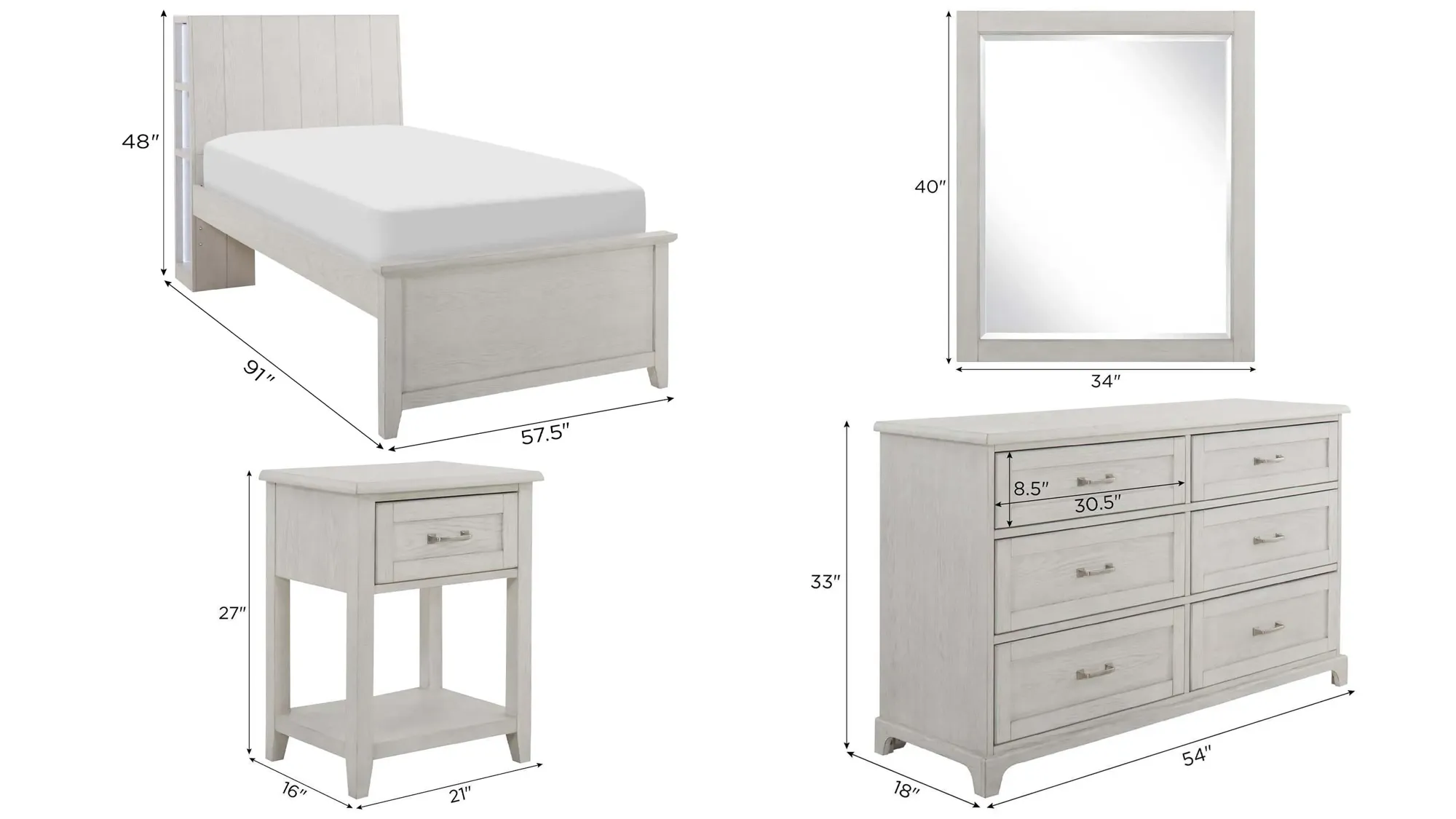 Lennox 4-pc. Bedroom Set | Raymour & Flanigan