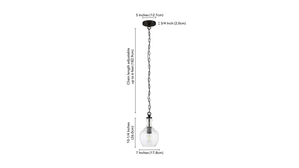 Nadire Pendant Dimensions
