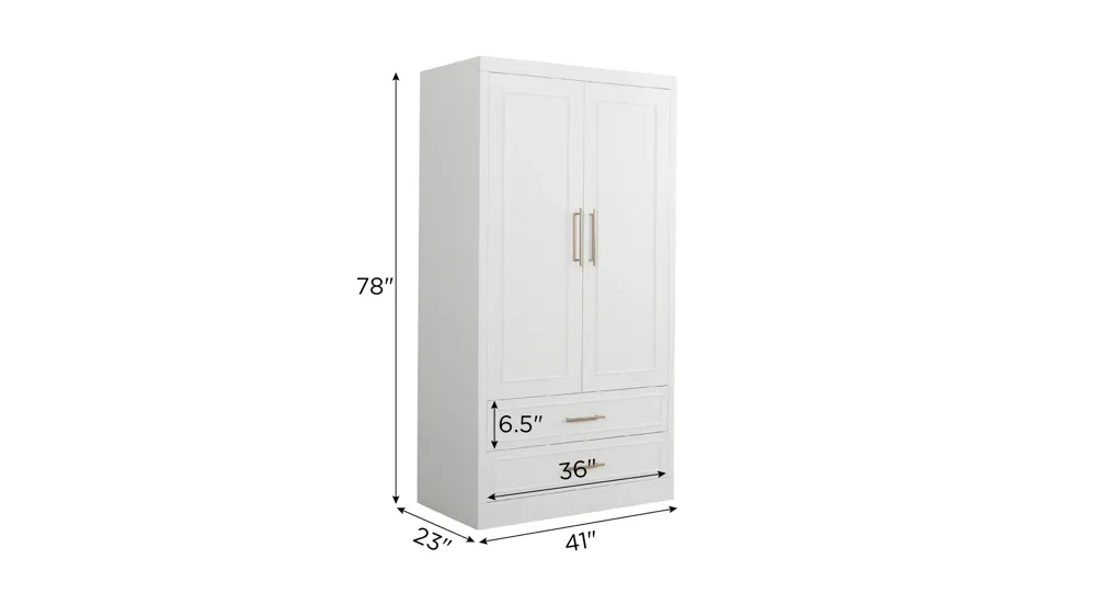 Armeda Center Armoire Dimensions
