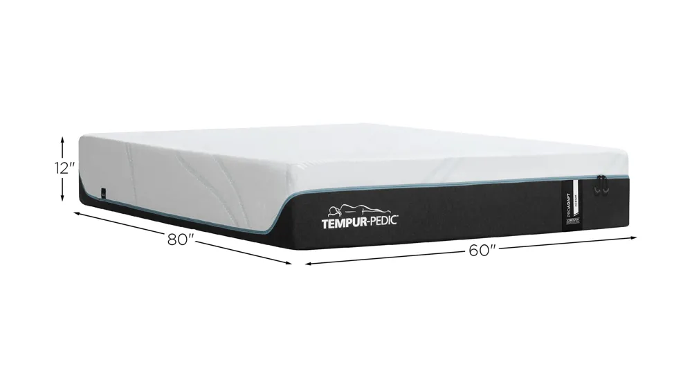 Tempur-Pedic ProAdapt Medium Mattress Dimensions