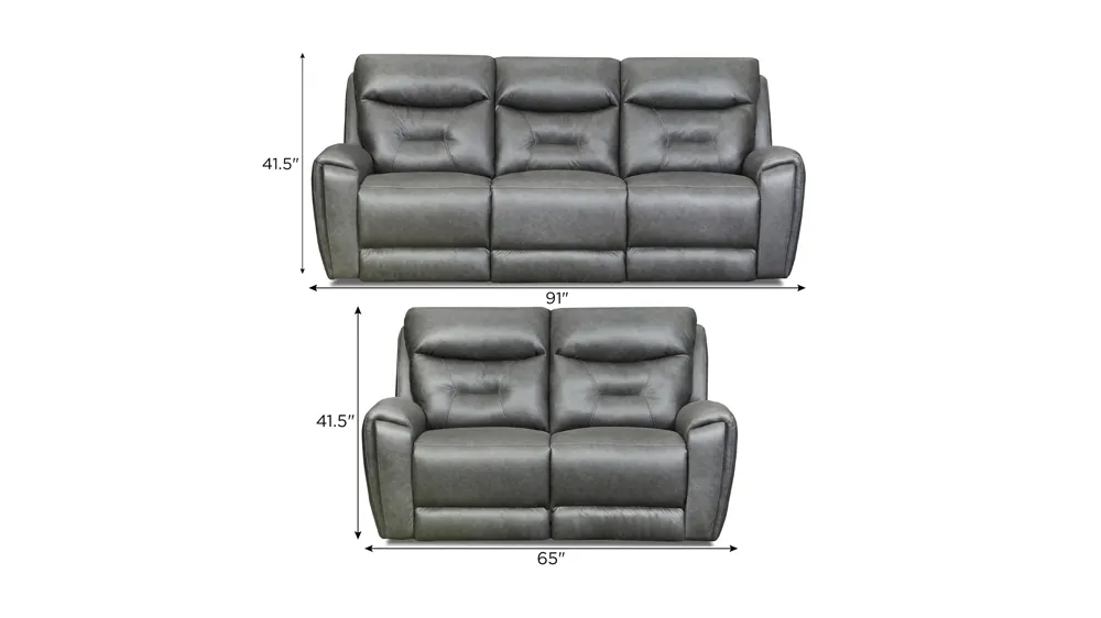 Bryson Zero Gravity Triple Power Living Room Set Dimensions