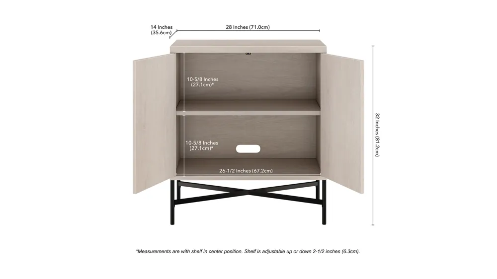 Brighton Accent Cabinet Dimensions