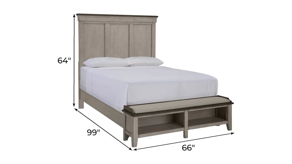 Campbell Panel Storage Bed Dimensions