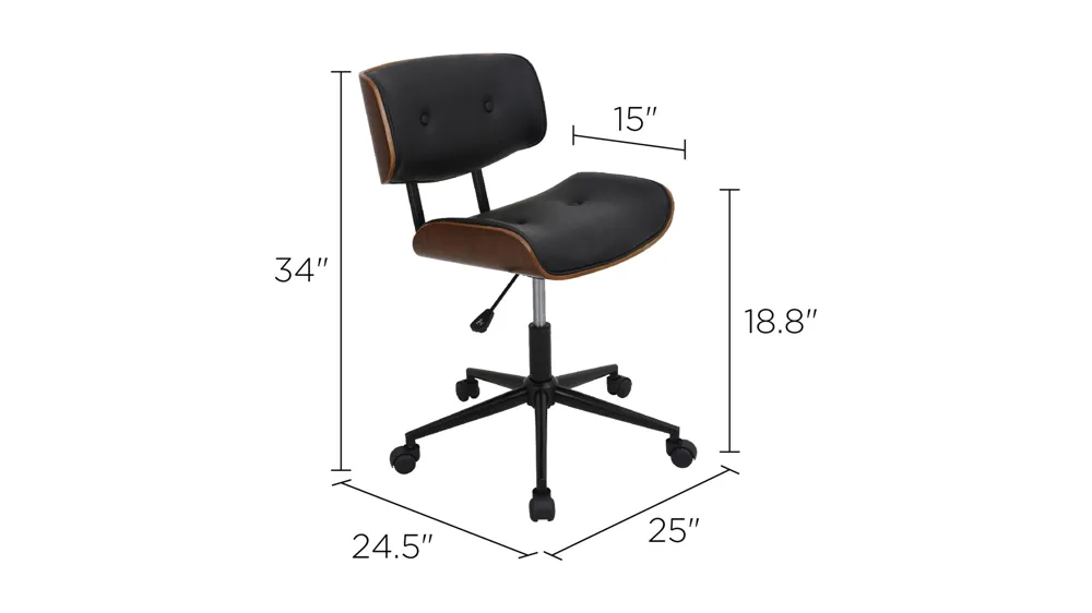Lombardi Office Chair Dimensions