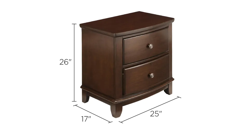 Kylie Youth Nightstand Dimensions
