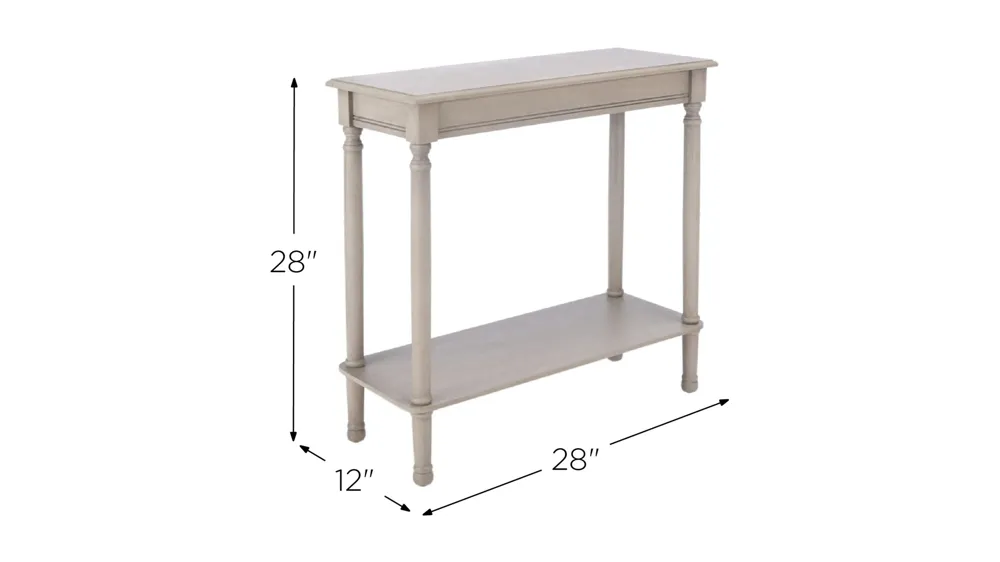 Salem Rectangular Console Table Dimensions