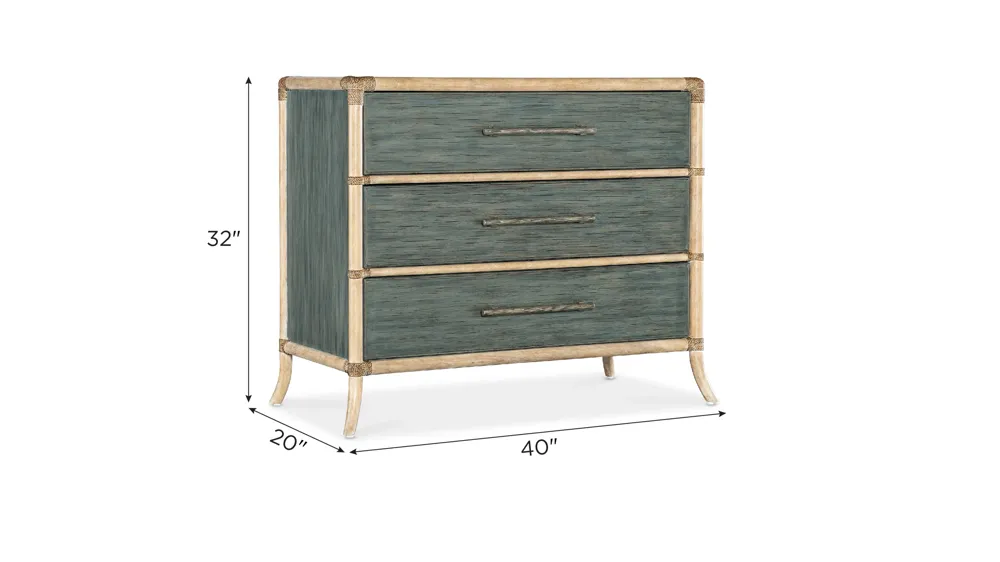 Retreat Pole Rattan Chest Dimensions
