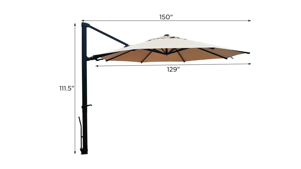 cantilever patio umbrella ratings Domi 10'x10' Umbrella, Aluminum Windproof Outdoor with 360Rotation, Square Offset Sun Shade Umbrella for Outside Deck Backyard Garden Pool, Gray : Patio, Lawn & Garden please do not forget that it is this outdoor umbrella that brings you all the pleasure! Menades 157" Cantilever Outdoor Umbrella