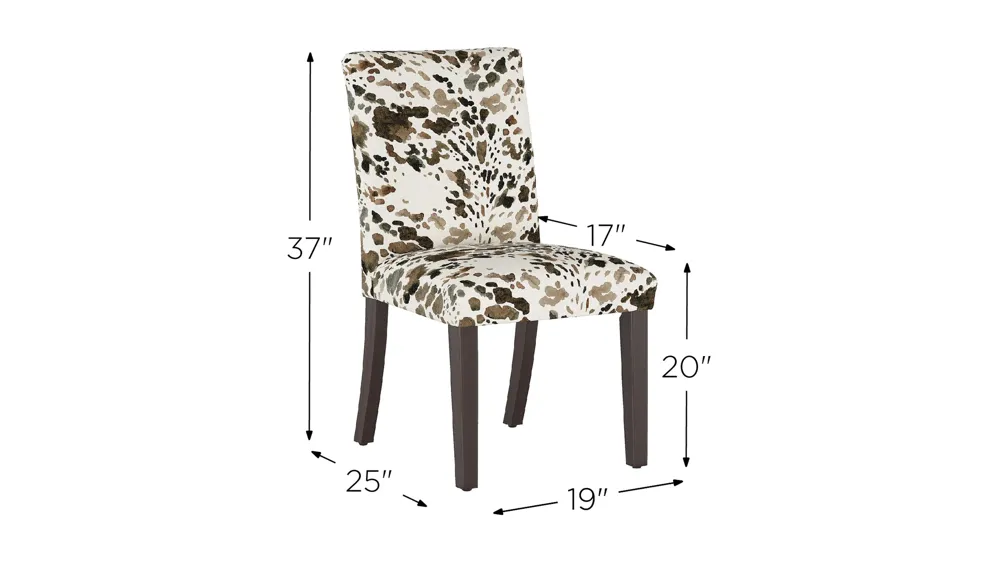 Dana Upholstered Dining Chair Dimensions