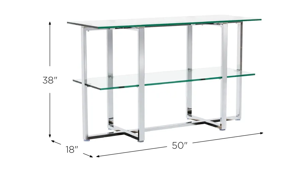 Amalfi Glass Sideboard Dimensions