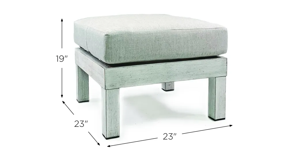 Farlowe Outdoor Ottoman Dimensions