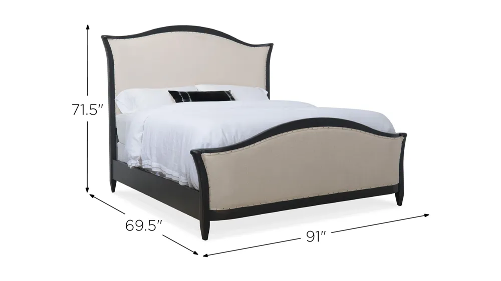 Ciao Bella Upholstered Bed Dimensions