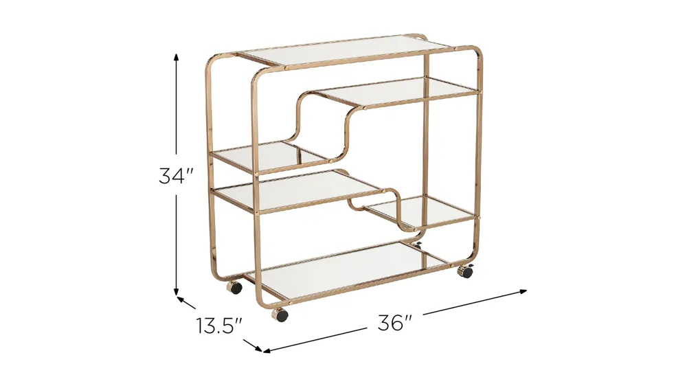 Cantwell Bar Cart Dimensions