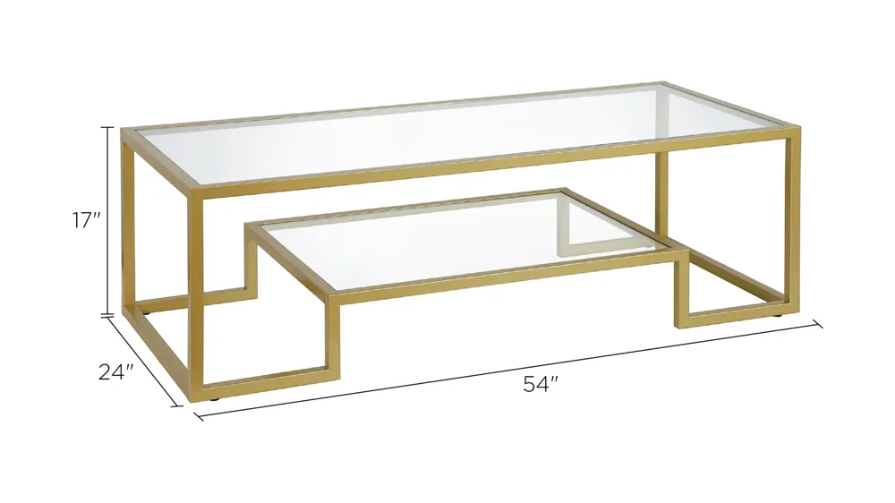 Anne Rectangular Coffee Table Dimensions