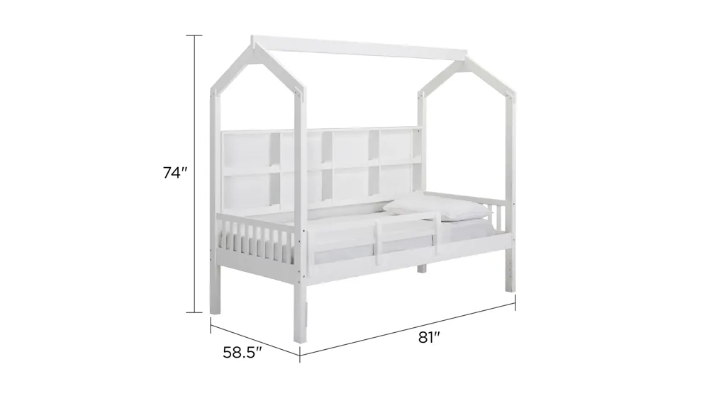 Skylar Treehouse Bed & Guardrail Dimensions