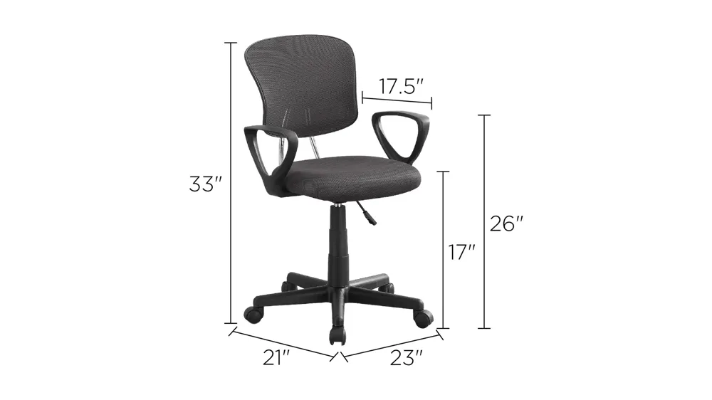 Grafton Kids Office Chair Dimensions