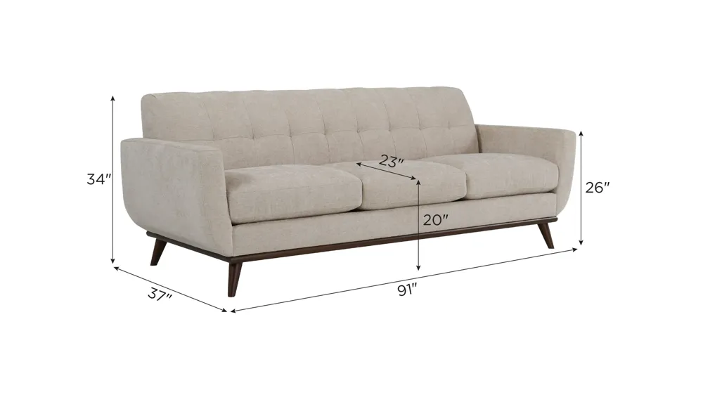 Milo Sofa Dimensions