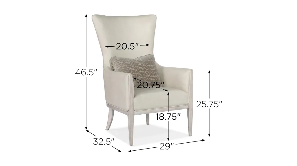 Kyndall Club Chair Dimensions