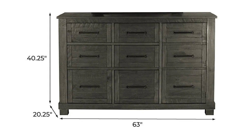 Sun Valley Bedroom Dresser Dimensions