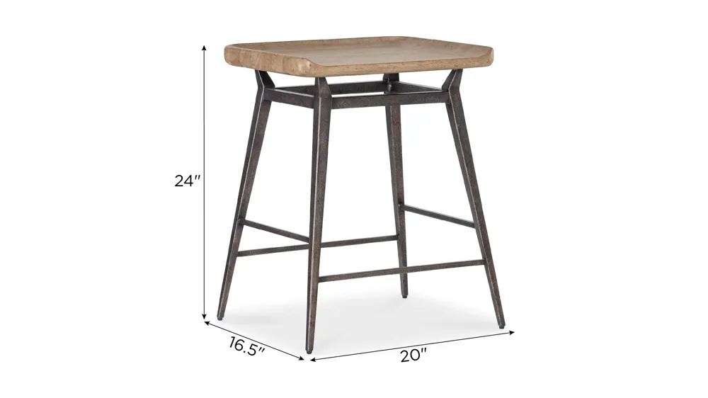 Vineyard Row Counter Stool Dimensions