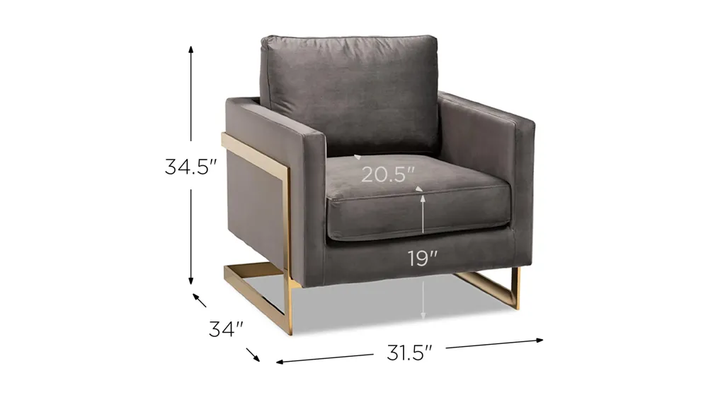 Matteo Armchair Dimensions