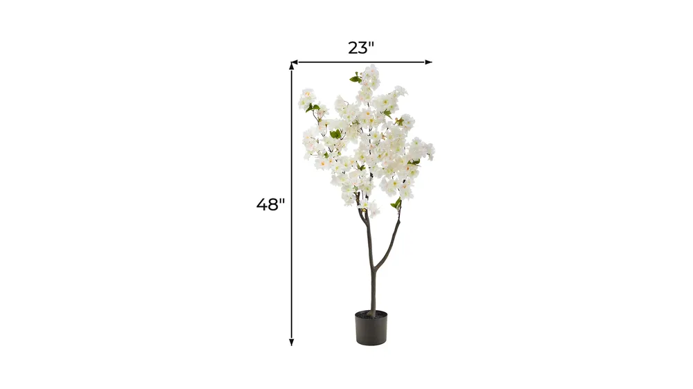 4ft. Cherry Blossom Artificial Tree Dimensions