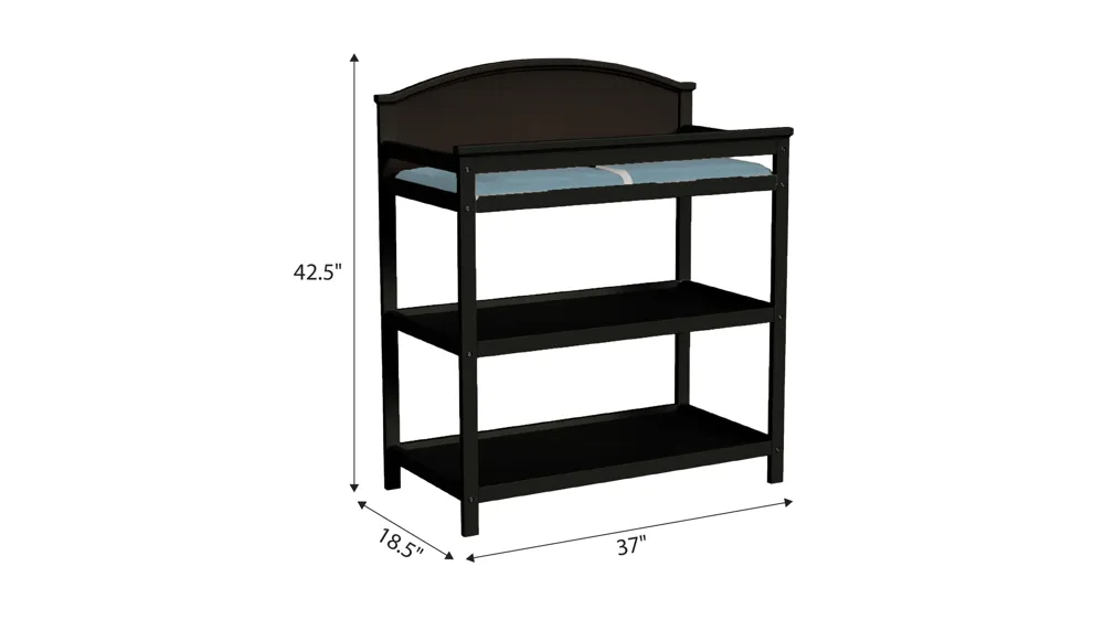 Harper Changing Table with Pad Dimensions