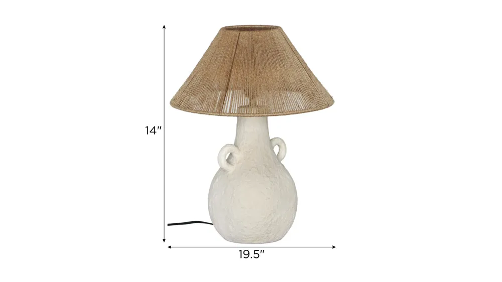 Lalit Ceramic Table Lamp Dimensions