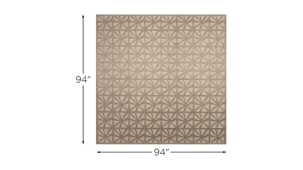 Carmel Tonga Tile Indoor/Outdoor Rug Dimensions