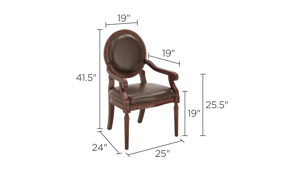 Pierson Accent Chair Dimensions
