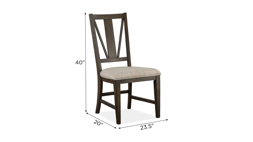 Westley Falls Dining Side Chair- Set of 2 Dimensions