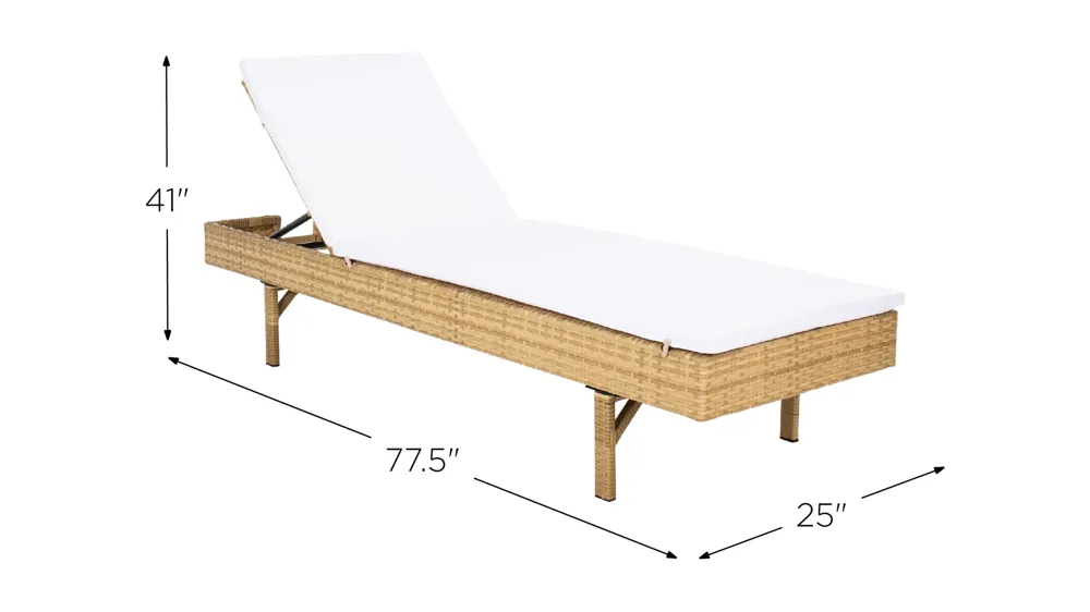 Zaid Sun Lounger Dimensions