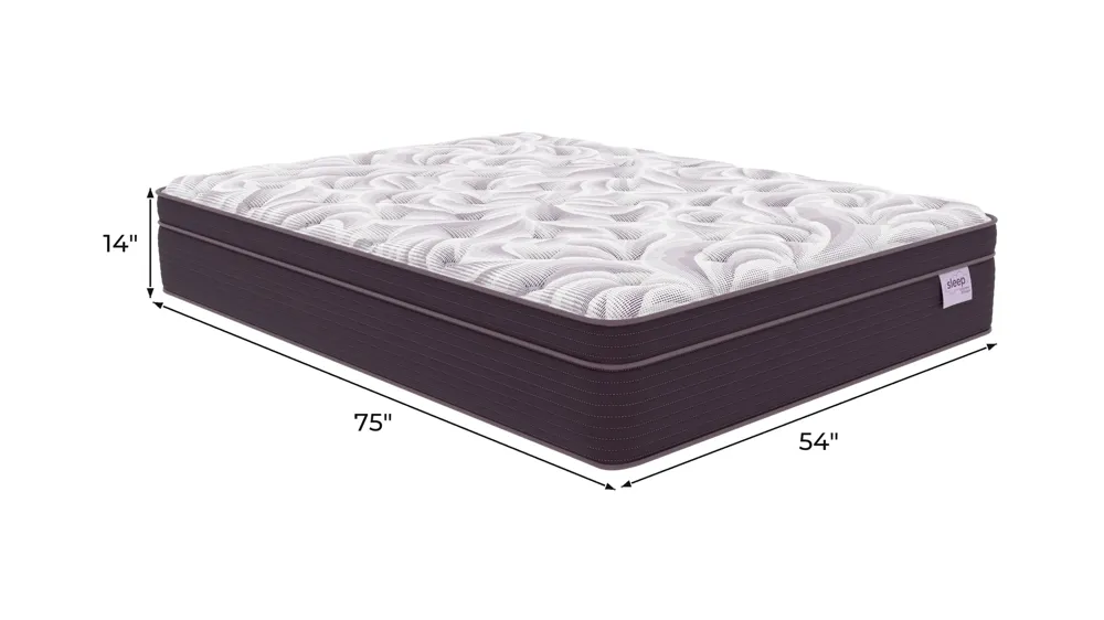 Sleep by Raymour & Flanigan Plush Euro Pillowtop Mattress Dimensions