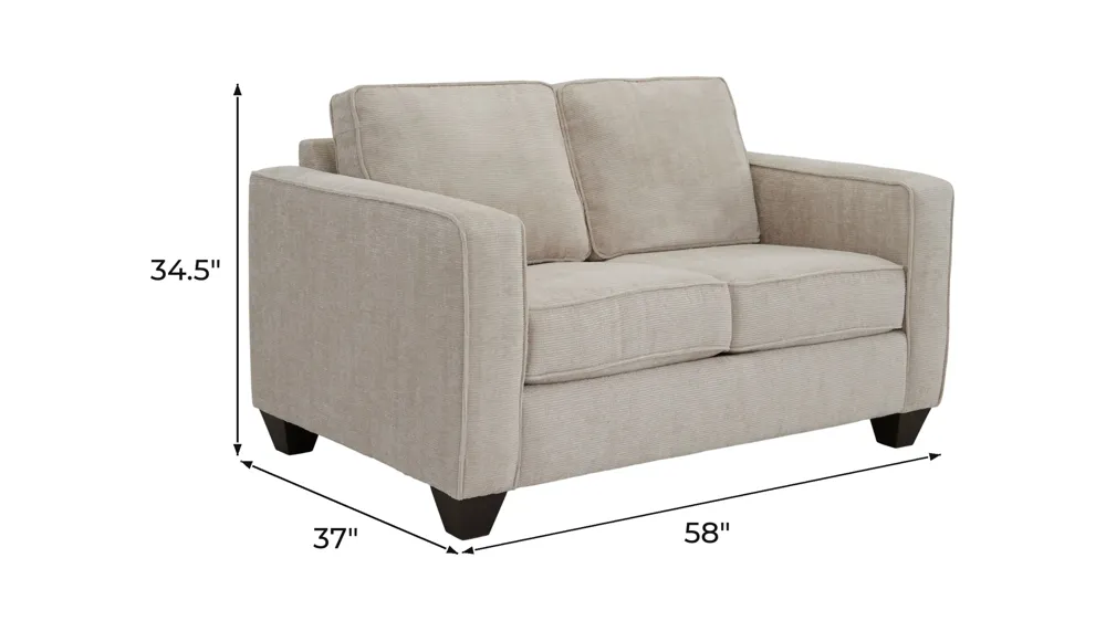 Odelle Loveseat Dimensions