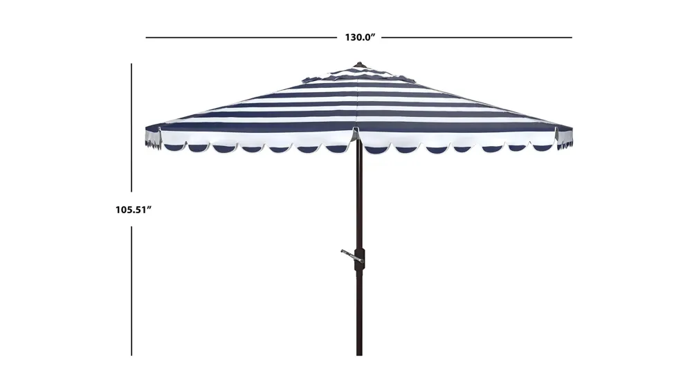Lavinia 11 ft Rnd Crank Umbrella Dimensions