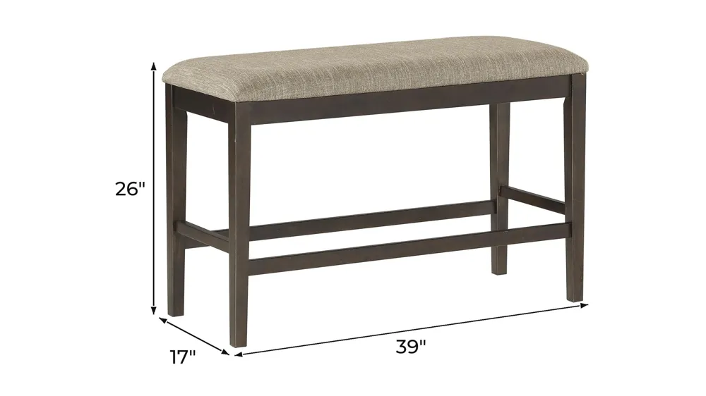 Elmore Counter Height Bench Dimensions
