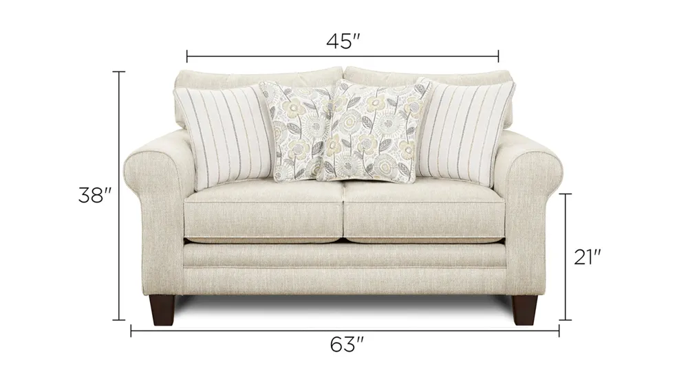 McKinley Loveseat Dimensions