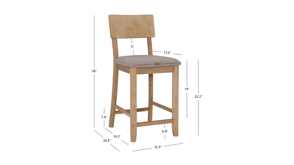 Jordan Counter Stool Dimensions