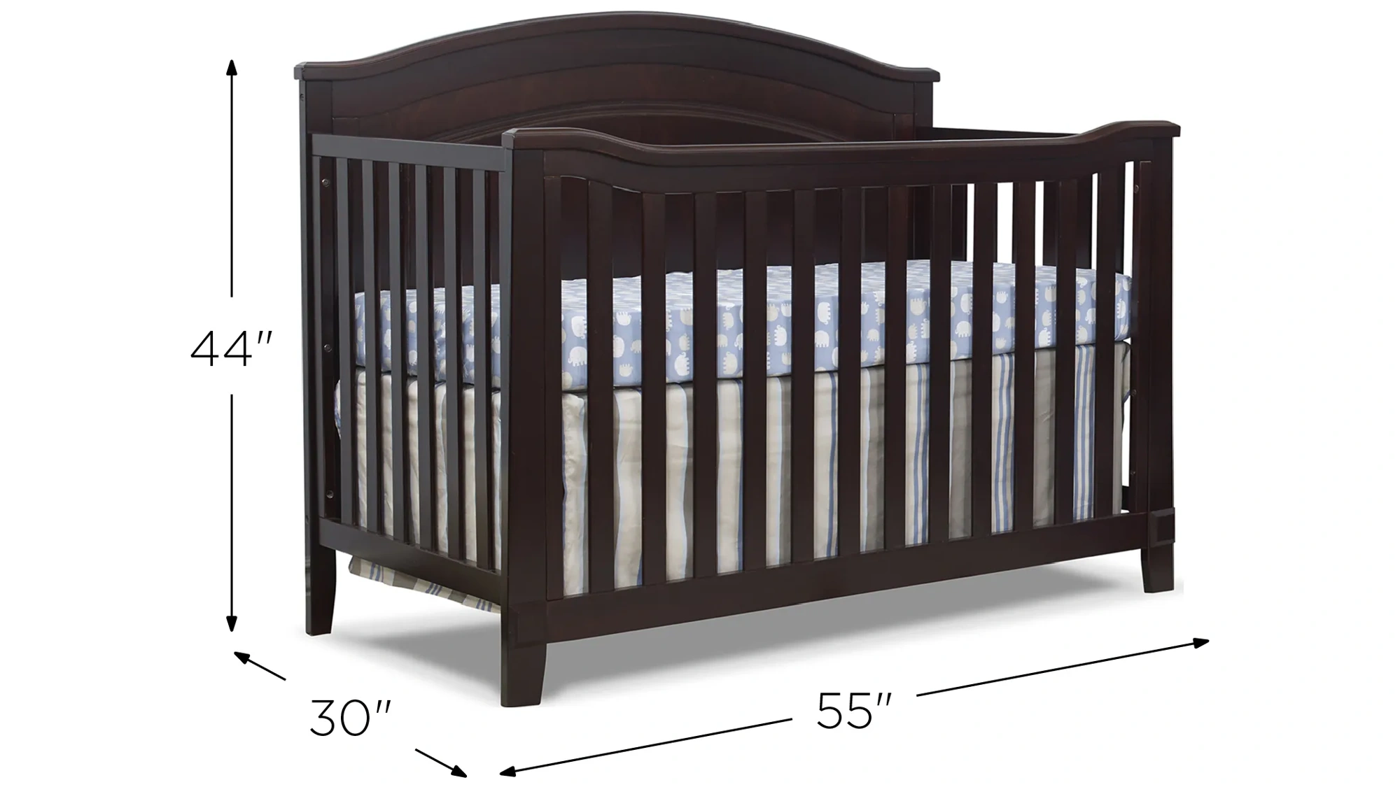 Berkley round top panel crib hotsell