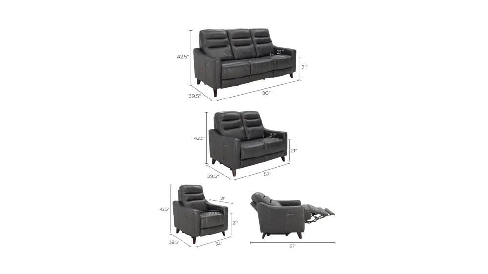 Graham Living Room Set Dimensions