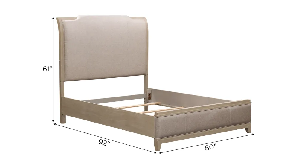 Montara Upholstered Bed Dimensions