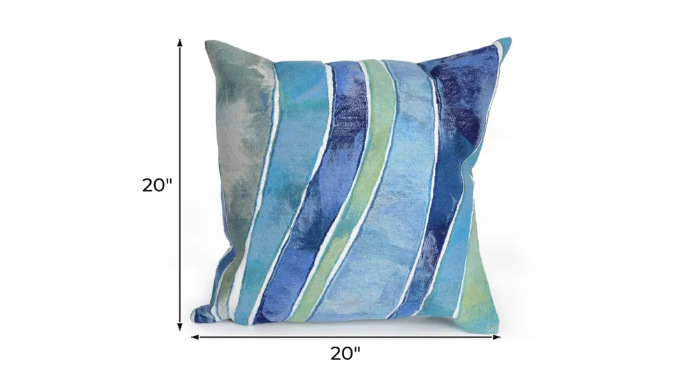 Liora Manne Visions III Waves Pillow Dimensions